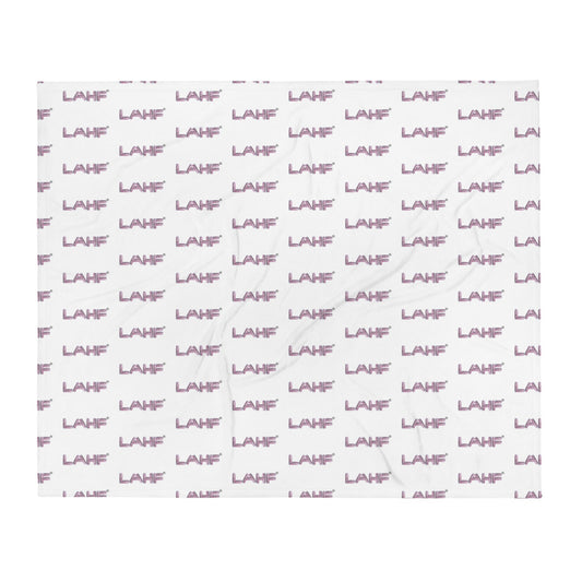 LAHF Print Throw Blanket